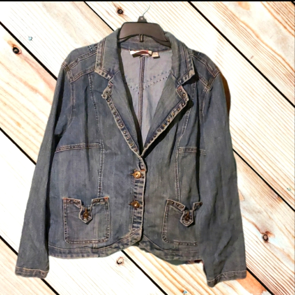 Mwah jeans - jean vintage women's Jacket size 18-20